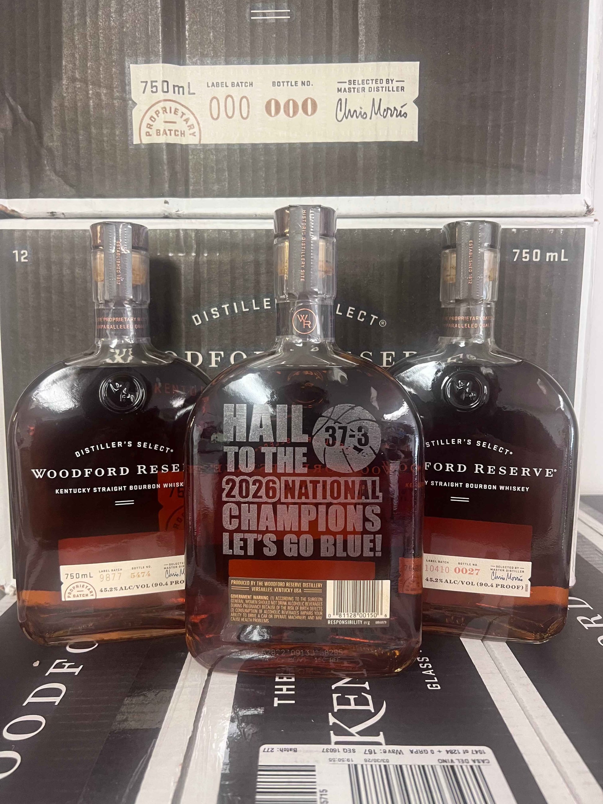 Woodford Reserve Personal Select – Michigan Championship Engraved Bottle (Pre-Order)