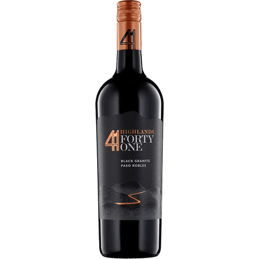 Forty One Highlands Black Granite Paso Robles - Wine Palace