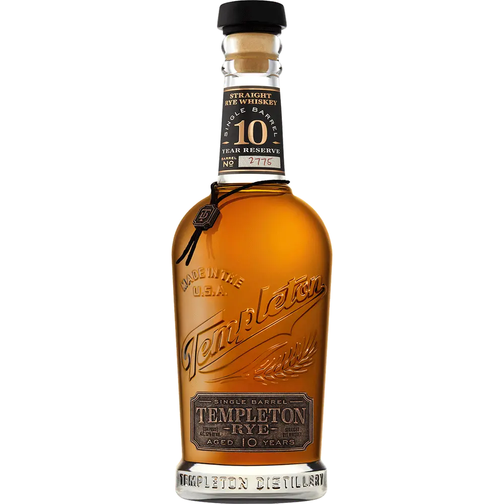 Templeton Rye Whiskey 10 Year