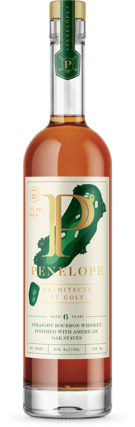 Penelope Architects of Golf Bourbon Whiskey