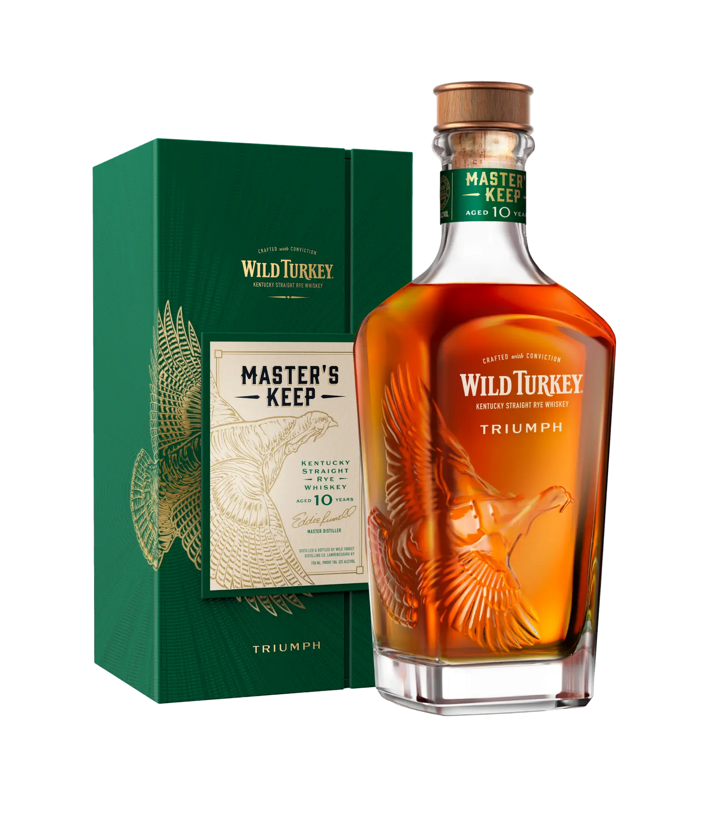 Wild Turkey Masters Keep Whiskey Rye 10 Year Triumph 750ml