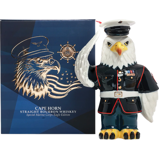 Cape Horn Special Marine Corps Eagle Straight Bourbon Whiskey