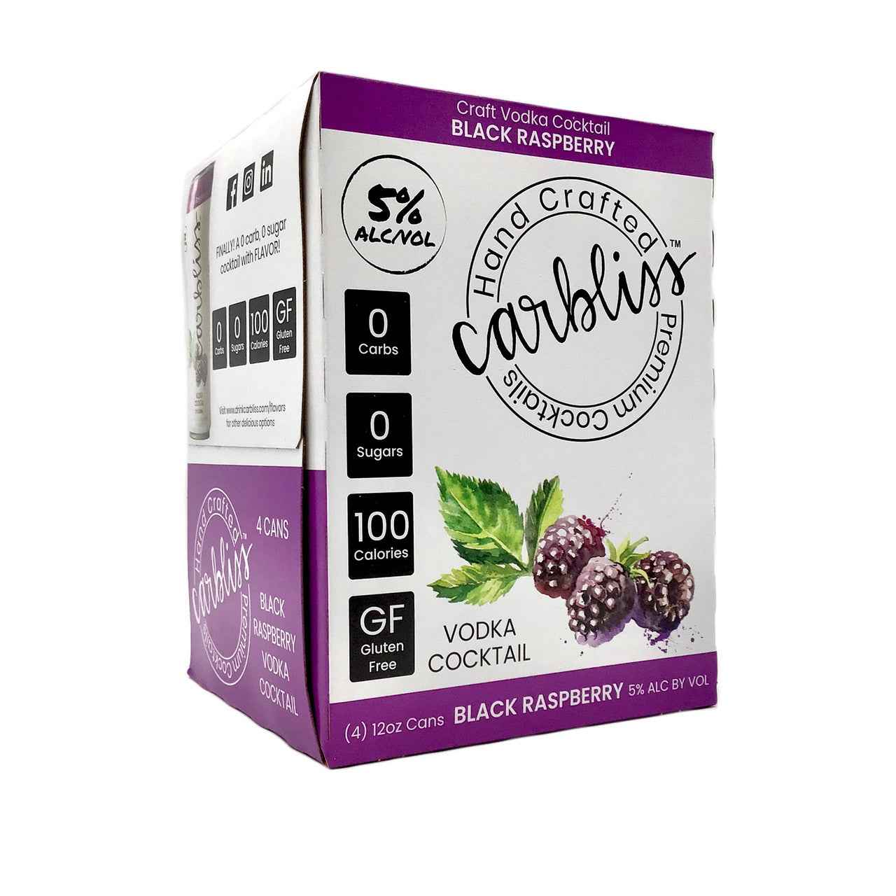 Carbliss Black Raspberry Handcrafted Premium Cocktails