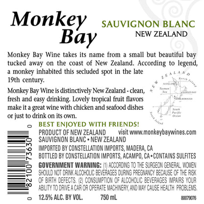 Monkey Bay Sauvignon Blanc White Wine