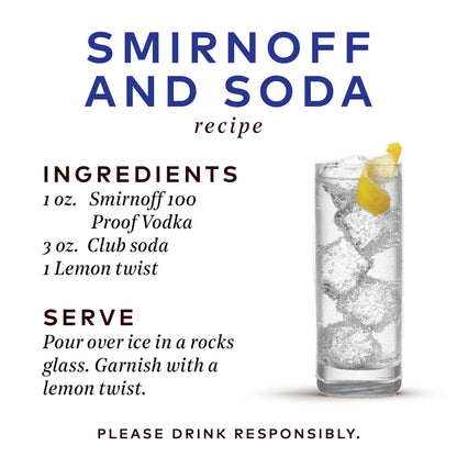 Smirnoff No. 57 Award Winning 100 Proof Vodka - 375 Ml Bottle