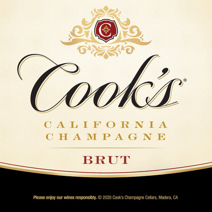 Cook's California Champagne Brut White Sparkling Wine