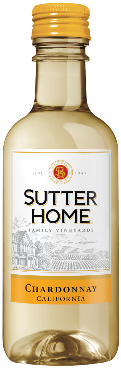 Sutter Home Chardonnay White Wine 187 Ml 4-pack