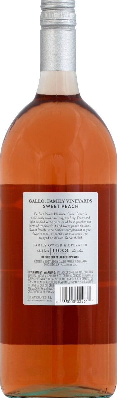 Gallo Family Vineyards Sweet Peach Wine