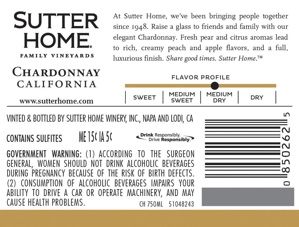 Sutter Home Chardonnay