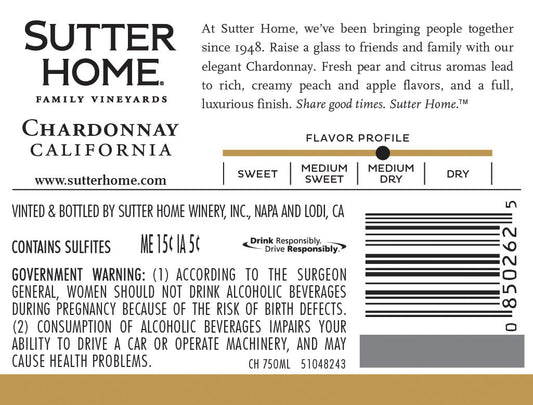 Sutter Home Chardonnay