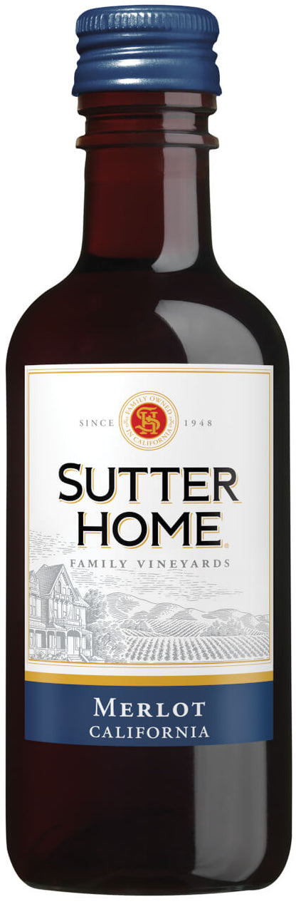 Sutter Home Merlot Red Wine 187 Ml 4-pack