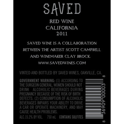 Saved Red Wine