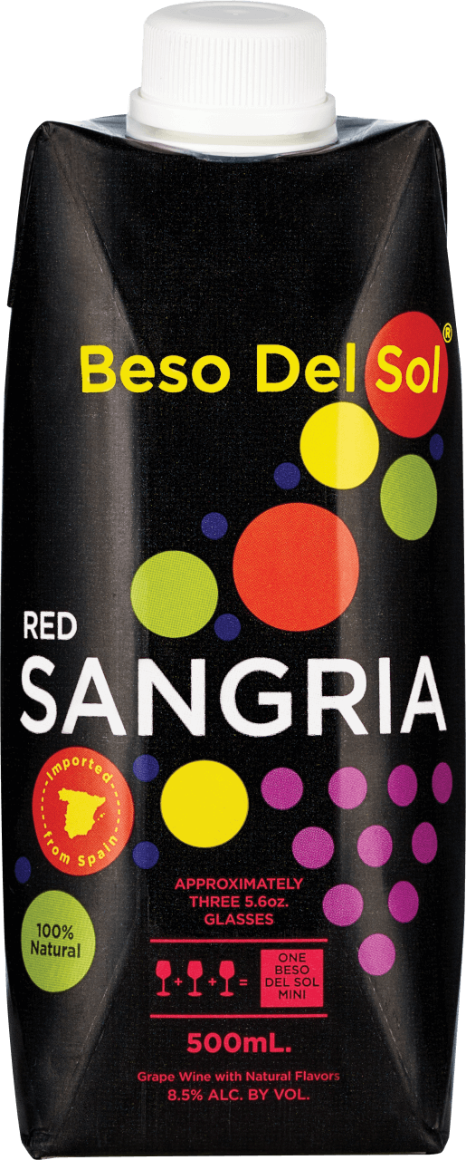 Beso Del Sol® Red Sangria Red Wine - 500ml