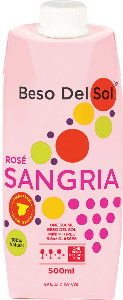 Beso Del Sol® Rosé Sangria Pink Wine - 500ml