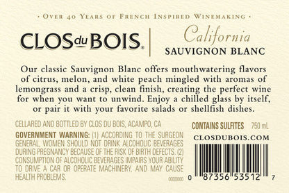 Clos Du Bois Sauvignon Blanc