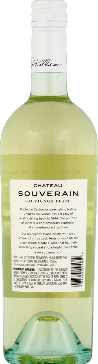 Chateau Souverain Sauvignon Blanc White Wine