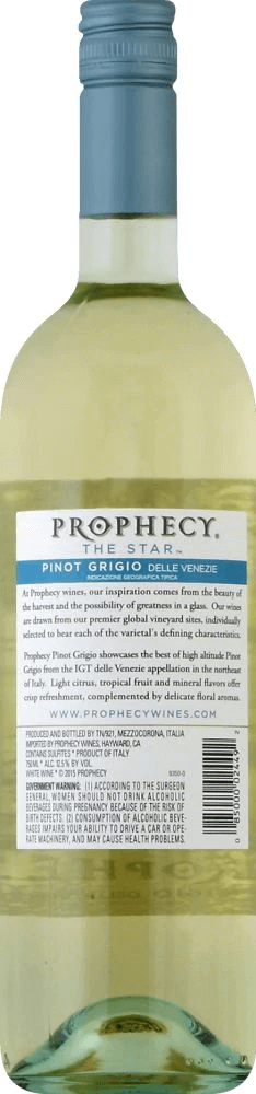 Prophecy Pinot Grigio White Wine