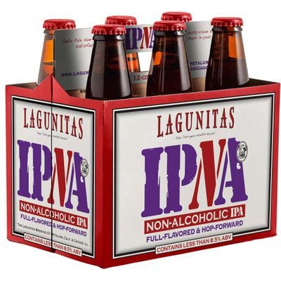 Lagunitas Ipa Non Alchoholic Beer 6x12oz Bot