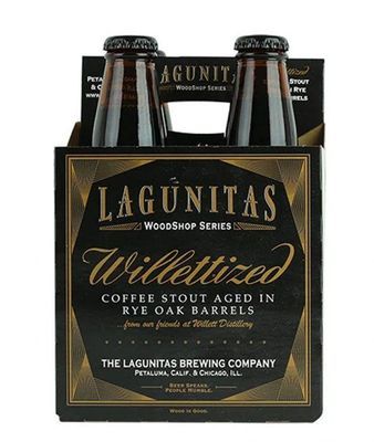 Lagunitas Willettized Coffee Stout Aged In Oak Barrels 4x12oz Bot