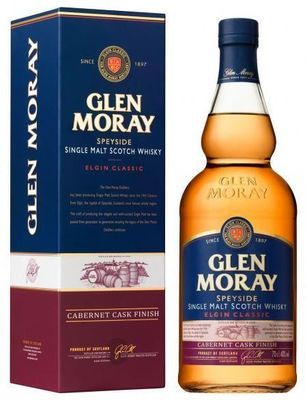 Glen Moray Scotch Single Malt Elgin Classic Cabernet Cask Finish Speyside 750ml