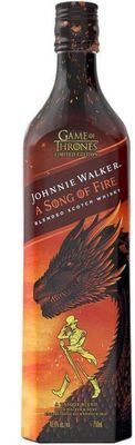 Johnnie Walker Scotch Blended A Song Of Fire Game Of Thrones Edition 750ml