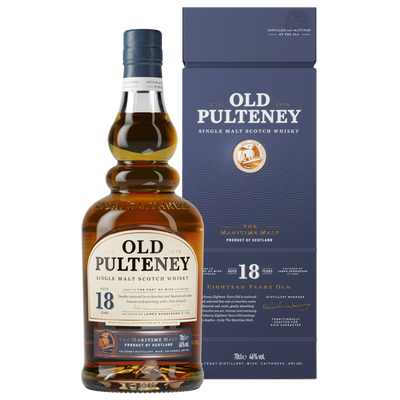 Old Pulteney Scotch Single Malt The Maritime Malt 18yr 750ml