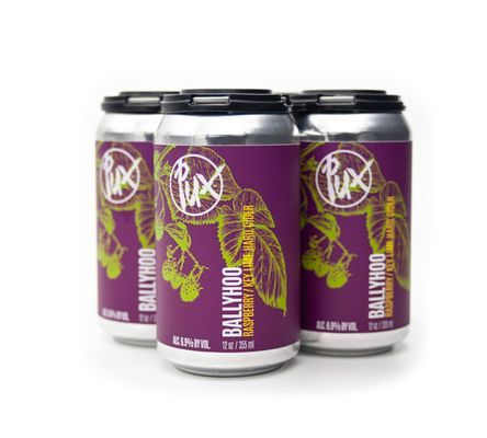 Pux Ballyhoo Raspberry/keylime Hard Cider 4-pack