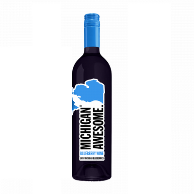 Michigan Awesome Blueberry Wine