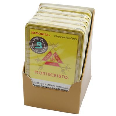 Montecristo Memories Cigar 6"s Tin Box