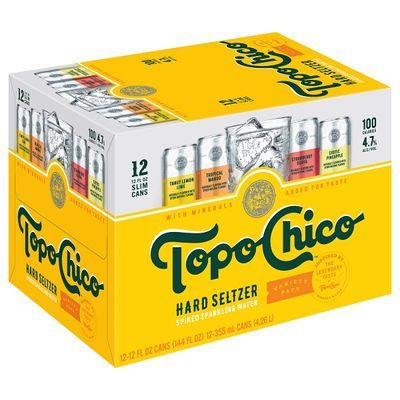 Topo Chico Hard Seltzer Variety Pk 12 Oz Can