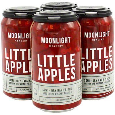 Moonlight Meadery Little Apples Semi-dry Hard Cider 4-pack