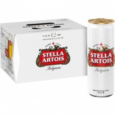 Stella Artois Beer Belgium 12x12oz Cans