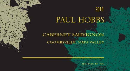 Paul Hobbs Napa Valley Coombsville Cabernet Sauvignon 2018