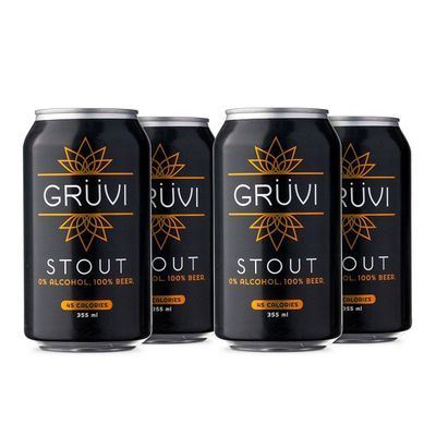 Gruvi Non-alcoholic Stout 4-pack