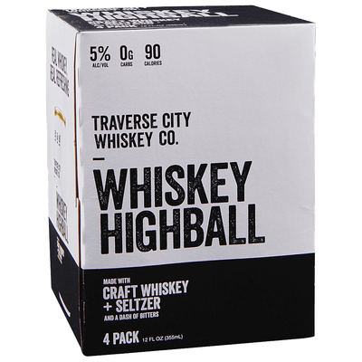 Traverse City Whiskey Highball 4pack Cans