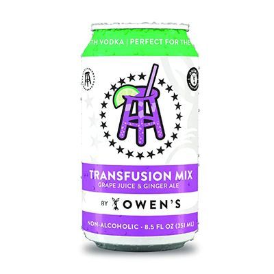 Owen's Transfusion Sgrape Juice & Ginger Ale Mixer 250ml