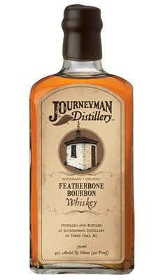 Journeyman Distillery Handmade Organic Featherbone Bourbon Whiskey