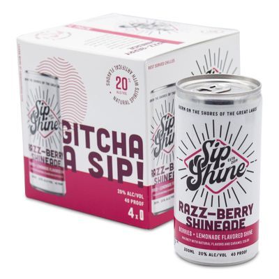 Sip Shine Razz-berry Shine 4pk