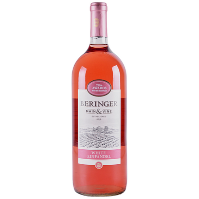 Beringer Main & Vine White Zinfandel Wine 1.5l