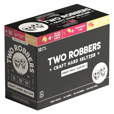 Two Robbers Seltzer Ch2 Variety Pk