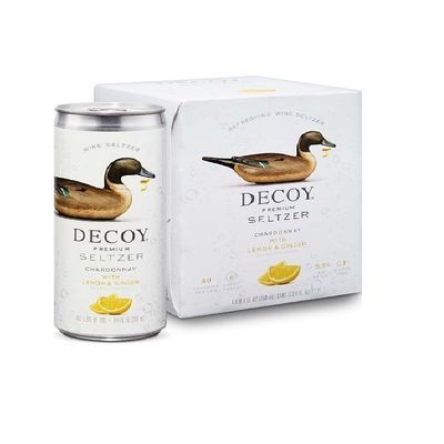 Decoy Premium Seltzer Chardonnay/ Lemon & Ginger