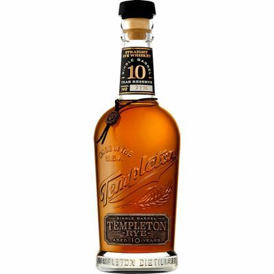 Templeton Whiskey Single Barrel Rye Iowa 10yr