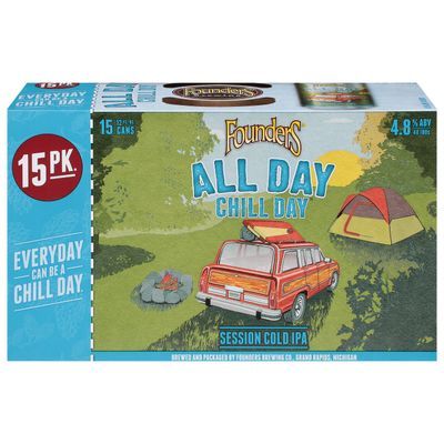 Founders All Day Chill Day Ipa 15 Pk