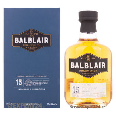 Balblair Scotch Single Malt Highland 15yr