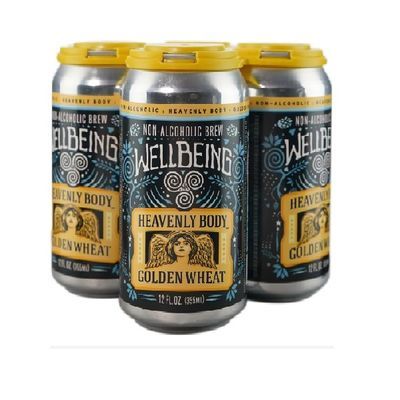 Wellbeing Heavenly Body Golden Wheat Non-alcoholic Ale 4pack