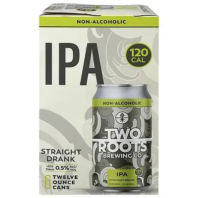 Two Roots Ipa Straight Drank Non-alcoholic 6-pack