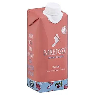 Barefoot To-go Rose Wine - 500 Ml Tetra Pak