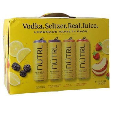 Nutrl Vodka Seltzer Lemonade Variety Pk