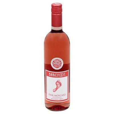 Barefoot Pink Moscato Sweet Pink Wine - 750 Ml Bottle