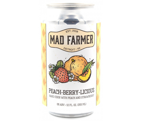 Mad Farmer Peach-berry Licious 4-pack